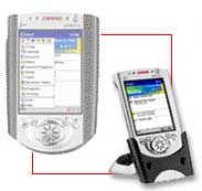 Screenshot of the iPAQ PDA.